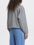 Ichi Giubbino Donna 20122548 Light Grey Melange - Grigio