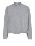 Ichi Giubbino Donna 20122548 Light Grey Melange - Grigio