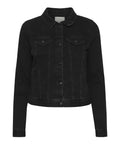 Ichi Giubbino di Jeans Donna 20122817 Washed Black - Nero