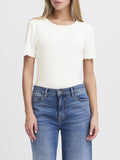 Ichi T-shirt Donna 20122818 Cloud Dancer - Bianco
