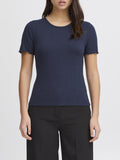 Ichi T-shirt Donna 20122818 Total Eclipse - Blu