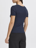 Ichi T-shirt Donna 20122818 Total Eclipse - Blu
