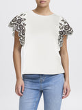 Ichi T-shirt Donna 20122821 Cloud Dancer - Bianco