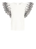 Ichi T-shirt Donna 20122821 Cloud Dancer - Bianco