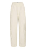 Ichi Pantalone Straight Donna 20122881 Almond Milk - Beige
