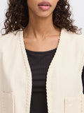 Ichi Gilet Donna 20122984 Birch - Avorio