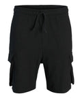Jack e Jones Bermuda Casual Shorts Sportivi Tgordon Cargo Uomo 12268777 Black - Nero
