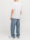 Jack e Jones T-shirt Anatomy Skull Uomo 12272966 Bright White - Bianco