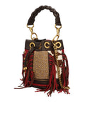 La Carrie Borsa a Secchiello Donna 151M-EM-118-SHR Multi Brown - Marrone