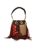 La Carrie Borsa a Secchiello Donna 151M-EM-118-SHR Multi Brown - Marrone