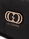La Carrie Borsa a Mano Plot Satchel Donna 151P-TA-15-LEA Black - Nero