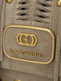 La Carrie Borsa a Mano Etnic Med Donna 151P-WS-34-SUE Taupe - Beige
