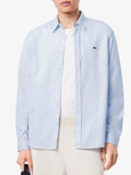 Lacoste Camicia Casual Camicia Uomo CH2933 - Celeste