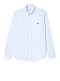 Lacoste Camicia Casual Camicia Uomo CH2933 - Celeste