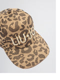 Liu Jo Berretto con Visiera Donna 2A5014T6087 Brown Animalier - Maculato