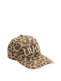 Liu Jo Berretto con Visiera Donna 2A5014T6087 Brown Animalier - Maculato
