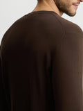 Liu Jo Pullover Uomo QA5027MA71P Plain Chocolate - Marrone