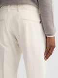 Liu Jo Pantalone Chino Uomo QA5240T8587 Tofu - Bianco