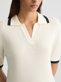 Liu Jo Maglia Donna TA5093MS022 White Milk/nuit Noir - Bianco