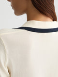 Liu Jo Maglia Donna TA5093MS022 White Milk/nuit Noir - Bianco