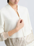 Liu Jo Felpa Zip Donna TA5260TS423 White Milk/nuage - Avorio