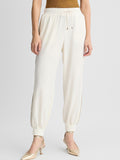 Liu Jo Pantalone Jogger Donna TA5264TS423 White Milk/nuage - Avorio