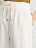 Liu Jo Pantalone Jogger Donna TA5264TS423 White Milk/nuage - Avorio