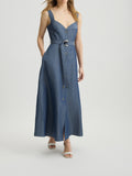 Liu Jo Vestito Longuette Donna WA5312T4818 Chambray - Blu