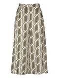 Liu Jo Pantalone Palazzo Donna WA5484T6862 Gr.moss Cable - Verde