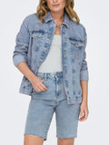 Only Giubbino di Jeans Ocean Oversize Donna 15290378 - Denim