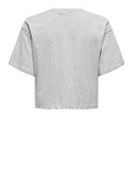 Only T-shirt Mickey Minnie Donna 15348126 Light Grey Melange Summer - Grigio
