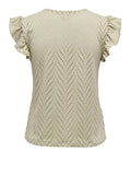 Only Top Smilla Frill Donna 15349061 Elm Boho - Beige