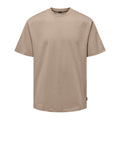 Only e Sons T-shirt Uomo 22022532 Desert Taupe - Beige
