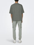 Only e Sons T-shirt Uomo 22027787 Castor Gray - Grigio
