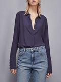 Patrizia Pepe Camicia Casual Camicia Donna 8C0761A8I1 Navy - Blu