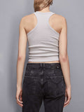 Patrizia Pepe Canotta Donna 8M1674J252 Glass Gray - Grigio