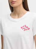 T-shirt Donna PL506070 - Bianco Pepe Jeans
