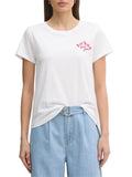 T-shirt Donna PL506070 - Bianco Pepe Jeans