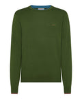 Sun68 Pullover Double Rib Uomo K35109 - Verde