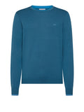 Sun68 Pullover Double Rib Uomo K35109 Avio Scuro - Blu