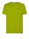 Sun68 T-shirt Pocket Uomo T35101 Oliva - Verde
