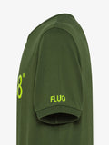 Sun68 T-shirt Print Fluo Uomo T35108 - Verde