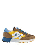 Sun68 Sneakers Jaki Bicolor Uomo Z35112 - Marrone