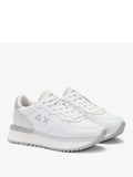 Sun68 Sneakers Big Ally Leather Donna Z35208 - Bianco