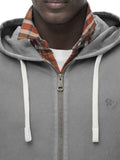 Superdry Felpa Zip Uomo M2014170A Charcoal Grey - Grigio
