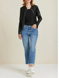 Take Two Giubbino di Pelle Donna DKE8402 - Nero