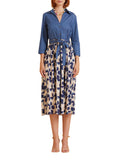 Take Two Vestito Longuette Donna DKE8645 Unico - Multicolore