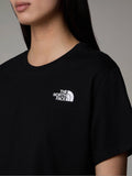 The North Face T-shirt Simple Dome Cropped Donna NF0A87U4 - Nero