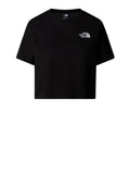 The North Face T-shirt Simple Dome Cropped Donna NF0A87U4 - Nero