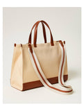 Twin Set Borsa Shopper Donna 251TB7080 Bic.light Rope/carta Da Zucche - Beige